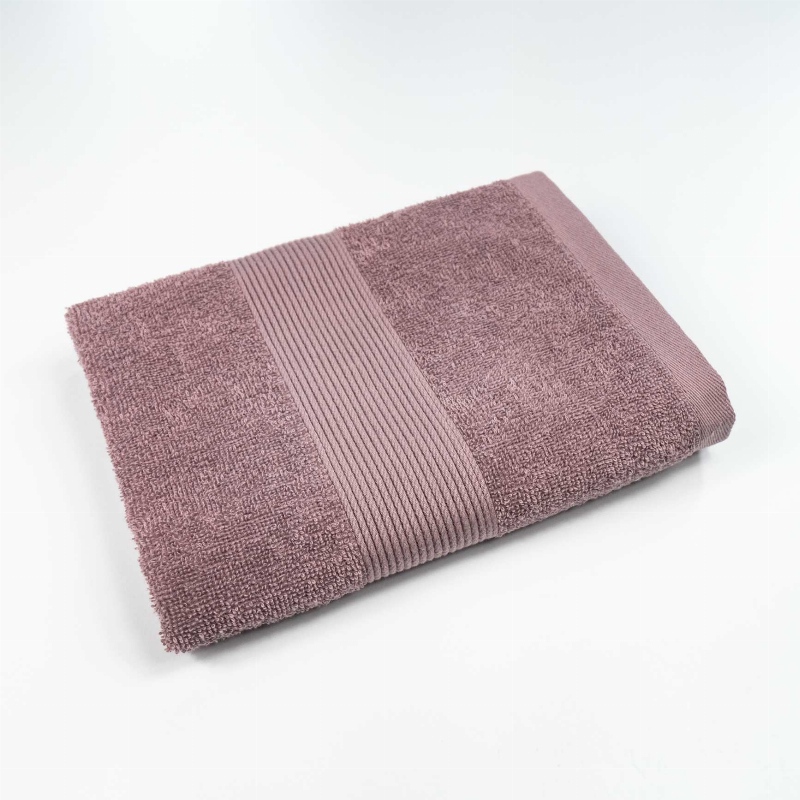Рушник для рук та обличчя махровий з Бордюром GM Textile 40х70см 400г/м2 (Шоколад)